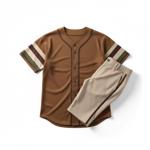 Custom Full Sublimated <b>Baseball</b> Uniform Set High Performance Breathable Mesh Jerseys Trousers For Adult Team Wear - Product Image 1