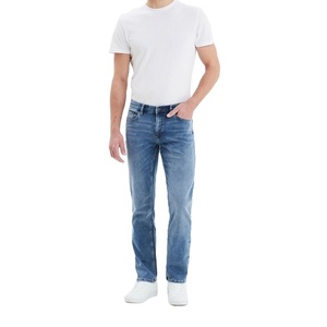 Men’s Regular Fit Stretch Double Stone Wash Denim Jeans – Trendy Blue Casual Comfort Durable Everyday Streetwear Style Premium - Product Image 2