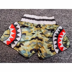 กางเกงมวยไทยขายส่งสำหรับผู้ชาย รับสกรีนโลโก้ กางเกงชกมวยคิกบ็อกซิ่ง ชุดฝึกซ้อม กางเกงกีฬา - Product Image 6