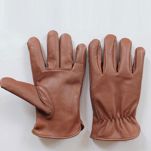 Custom Work <b>Driver</b> <b>Gloves</b> Oem Odm Premium Genuine Leather Breathable Durable Industrial Safety <b>Gloves</b> - Product Image 6