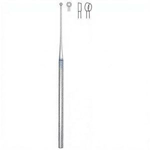 Cureta Buck de 16.5 cm / 6-1/2 Pulgadas Fig. Cureta Quirúrgica de Acero Inoxidable 0 Sharp, Instrumento Médico para Curetaje de Precisión - Product Image 1