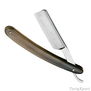 New Professional Disposable Straight <b>Razor</b> with Stainless Steel <b>Blade</b> and Wood Handle for Face & Body Use - Product Image 2