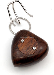 Urna de cremación de recuerdo de corazón de madera de 3 pulgadas hecha a mano con soporte de latón para cenizas de mascotas humanas, perfecta para adultos y bebés - Product Image 6