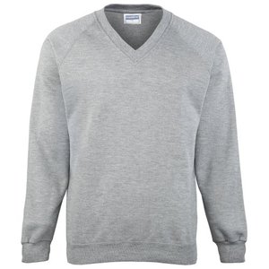 เสื้อสเวตเชิ้ตคอวี ทรงปกติ ใส่ได้ทั้งชายและหญิง ผ้าฝ้าย 100% เฟรนช์เทอร์รี่ สไตล์ลำลอง - Product Image 2