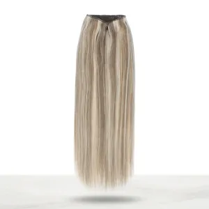 ผมแท้แบบ Remy Weft 100% ตรงสีบลอนด์ไฮไลท์  ลอนธรรมชาติ  สามารถปรับแต่งได้ - Product Image 1