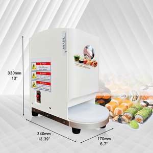 Machine Commerciale Automatique de Formage de Rouleaux de Sushi, Machine Portable de Fabrication de Boules de Riz pour Sushi 1000-1200 pièces/heure, Densité du Riz - Product Image 4