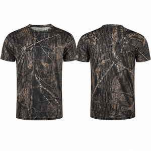 Chemise de chasse camouflage pour homme, manches longues, respirante, en polyester, décontractée, été, imprimé numérique - Product Image 1