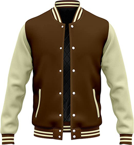 OEM Custom High Quality Waterproof Reversible Patchwork <b>Men</b> & Kids Baseball Varsity Letterman <b>Jacket</b> - Product Image 4