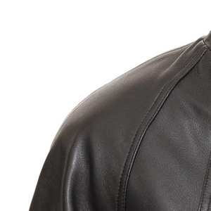 Mantic Enterprises Women's Genuine Leather Regular Jacket Full Sleeve Button Closure Breathable <b>Animal</b> Print Blouson Cashmere - Product Image 5