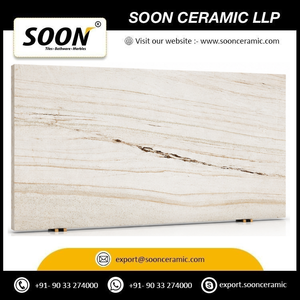 SOON CERAMIC Prix direct usine, grande dalle de marbre INDIAN LASA polie, design moderne et écologique 3D pour murs et sols de salon - Product Image 3