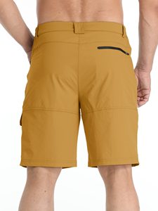Pantalones cortos casuales ligeros para hombre con corte relajado y estilo elegante, con ajuste cómodo para usar durante todo el día - Product Image 2