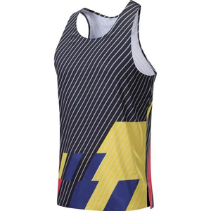 Camiseta sin mangas personalizada para hombre con estampado por transferencia, chaleco de running sin costuras, transpirable, de secado rápido, anti-UV, para maratón y deportes. - Product Image 2