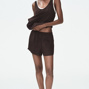 Custom Front Logo Ribbed O-Neck <b>Crop</b> Jersey Knit 100% Cotton Lace Sporty Workout Gym Fitness Wear - Product Image 2