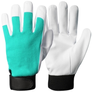 Premium Quality Goat Grain Leather <b>Driver</b> Working <b>Gloves</b> Heavy Duty Hand Protection Adjustable Wristband General Purpose - Product Image 2