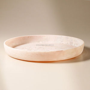Sleek Handmade Durable Polished Classic Resin Inlay Eco-Friendly Hand Modeled Tray Customizable Options Elegant Home - Product Image 6