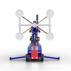 Robot de levage à ventouse pour dalles de pierre, marbre et granit, capacité 400 kg, hauteur de levage 3,4 m, avec batterie et roues de chariot - Product Image 5