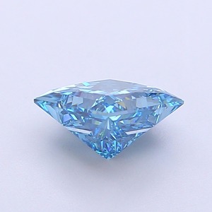 Diamant de laboratoire CVD de qualité supérieure, taille princesse, bleu vif, clarté VS1, finition excellente, pierre précieuse rare pour bijoux sur mesure - Product Image 2