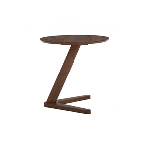 Mesa de Centro Minimalista de Madera Maciza Ecológica y Duradera con Acabado en Nogal Sostenible para Sala de Estar y Salón Modernos - Product Image 3