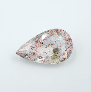 Piedra Preciosa Natural Facetada Super Siete Transparente de 13.40 Ct, Ovalada para Joyería (22x13.5x8mm) - Product Image 1