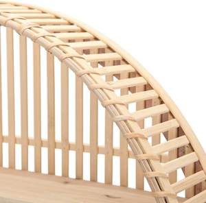 Vintage Circular Rattan <b>wall</b>-<b>mounted</b> <b>shelf</b> 2 Tier Bamboo Floating <b>Shelf</b> Bathroom Towel Cosmetic Storage Living Room Plant Holder - Product Image 2