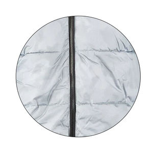 Chaqueta de Lona Ligera para Hombre, a la Moda, con Capucha, Impermeable, para Invierno, de Uso Casual, con Cuello Alto - Product Image 5