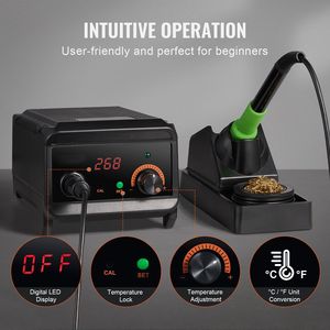Stazione Saldante Digitale 75W con Display, Kit 122 932 F, Controllo Temperatura, Trasformatore Integrato, Auto Standby e Punta a Scalpello - Product Image 6