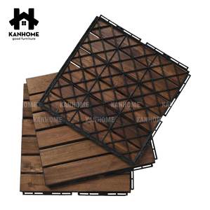 AZULEJO DE MADERA ACACIA DE 6 AZULEJOS 300X300X24MM CON TORNILLOS OEM ODM Servicio Soporte Personalizar Aceptar Venta caliente Marca Calidad superior - Product Image 3