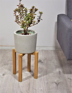Luxury Wood Plant <b>Stand</b> Mid Century Modern Style Decorative Flower <b>Pot</b> <b>Stand</b> for Living Room and Bedroom - Product Image 2