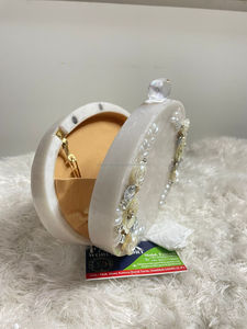 Falak World Export Women's Fashionable Resin Clutch <b>Bag</b> High Quality Unique Design with Metal Chin <b>for</b> <b>Parties</b> Wending Gifts - Product Image 3