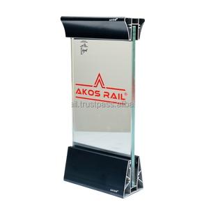 Sistema de canal de aluminio continuo Akos Rail India con recubrimiento en polvo para centros comerciales y porches - Product Image 4