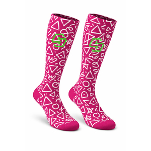 Chaussettes de tennis unisexes en coton OEM, chaussettes de sport personnalisées avec logo, chaussettes de sport en coton tricotées pour jeunes, techniques de tricot, chaussettes de sport mi-mollet. - Product Image 3