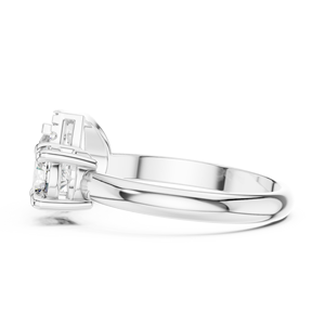 Bague de fiançailles solitaire en diamant cultivé en laboratoire, bague solitaire classique minimaliste pour femme, bijou élégant pour tous les jours - Product Image 3