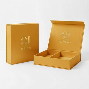 Emballage de luxe vert avec couvercle à rabat, boîtes rigides en carton personnalisées, boîtes pliantes avec fermeture magnétique, boîte cadeau - Product Image 6