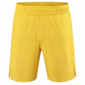Shorts de sport respirants et à séchage rapide pour hommes, taille élastique, 100 % polyester, pour la gym, l'entraînement, la course à pied et les activités sportives en extérieur - Product Image 1