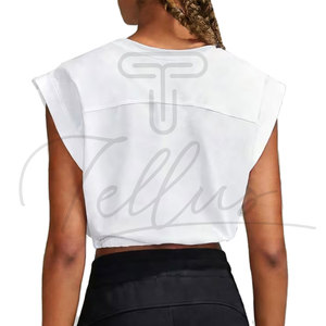 Top Corto Formal de Verano para Mujer, Ecológico, Personalizado, Ligero, de Primera Calidad, Ropa Casual para Mujer - Product Image 4