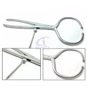 Pinces de réduction péri-articulaires à mâchoires pointues en acier inoxydable, instrument chirurgical orthopédique pour maintenir les os, outils réutilisables pour fractures - Product Image 4