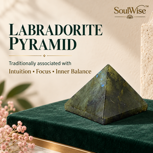 Pirámide de Cristal de Labradorita Natural, Piedra Gris Opaca para Decoración y Colección - Product Image 4