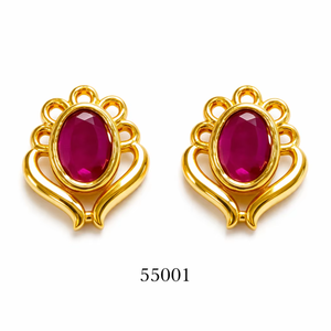 ต่างหูแบบติดหูชุบทองคำสีกุหลาบหรูหรา ประดับคริสตัลไรน์สโตน ทันสมัย น้ำหนักเบา สวมใส่สบาย บริสุทธิ์ 100% จาก MOLL JEWELLERS ผู้ผลิตจากบุคคลที่สาม - Product Image 5