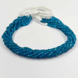 ลูกปัดหินอะพาไทต์ธรรมชาติขนาด3มม. สำหรับทำเครื่องประดับสร้อยข้อมือสร้อยคอขายส่งร้านค้าออนไลน์ - Product Image 1