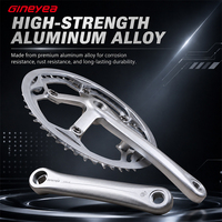 Juego de Bielas Plegables de 50T con Cono Cuadrado de Aleación de Aluminio y Protector de Cadena de 170mm para Bicicletas BMX/ROAD CRUISERS, Venta al por Mayor OEM