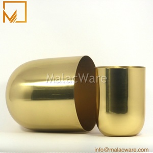 Pot de bougie cylindrique fait à la main d'inspiration nordique de luxe personnalisé de Noël en gros navires vides bougeoirs décoratifs bon marché - Product Image 3