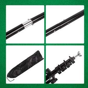 Kit de Soporte para Fondo de Fotografía de Muselina Verde de 6.56 x 9.85 pies con Bolsa de Transporte para Estudio de Foto y Video - Product Image 6