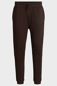Conjunto deportivo informal de dos piezas para hombre, con sudadera con capucha y pantalones jogger de color marrón, de forro polar, para invierno, para gimnasio y deportes. - Product Image 5