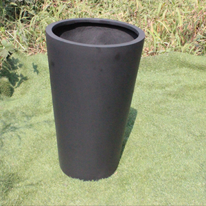 KNT FRP Handmade Hand Carved Fiberglass Classic Farmhouse Style Round <b>Flower</b> <b>Pot</b> Planter Drainage Hole Strong Lightweight Floor - Product Image 1