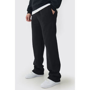 Custom Low Price Thick Fleece Men's Oversized Straight Wide Leg Hoodies And Pants Set For Men <b>Tracksuits</b> Breathable - Product Image 4