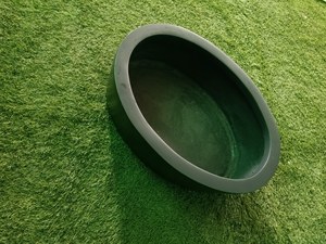 Classic Flower Pot <b>Small</b> Size Planter Floor Indoor Use Direct Plantation Artificial Plants Lightweight Durable Handmade Fiber - Product Image 3