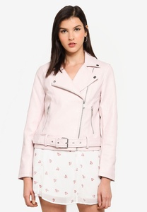 Chaqueta de Cuero Genuino para Mujer, Diseño Biker, Corte Ajustado, Acolchada, Moda Sostenible y Atemporal - Product Image 2