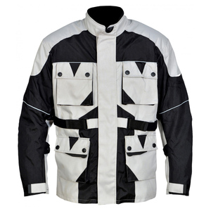 Blouson de moto à marque privée avec protections homologuées CE et membrane imperméable pour une sécurité optimale des motards, qualité export. - Product Image 4