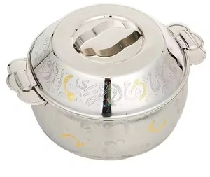 Olla de Metal de Primera Calidad, Diseño Moderno, Cazuela Aislada, Estilo Elegante, Calentador de Alimentos para Cocina y Comedor, Tazón para Servir, Uso Doméstico - Product Image 1
