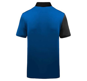 Embroidered Anti-Wrinkle <b>Button</b> Collar Short Sleeve Knitted Polyester/Cotton Custom Men's Golf Shirt - Product Image 4